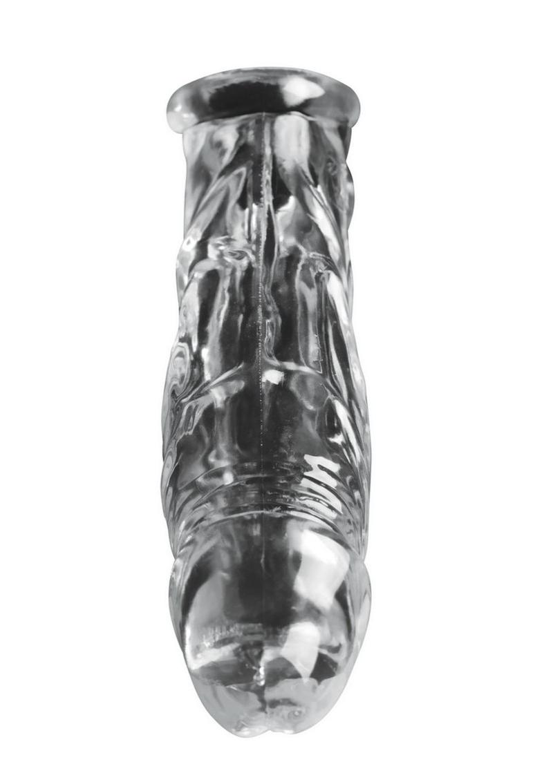 Size Matters Realistic Clear Penis Enhancer and Ball Stretcher Size Matters