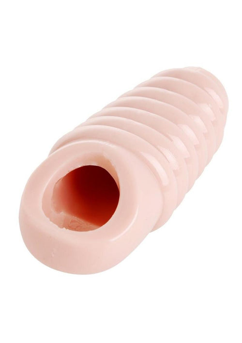 Load image 1 in gallery view. Size Matters Really Ample Ribbed Penis Enhancer Sheath Size Matters