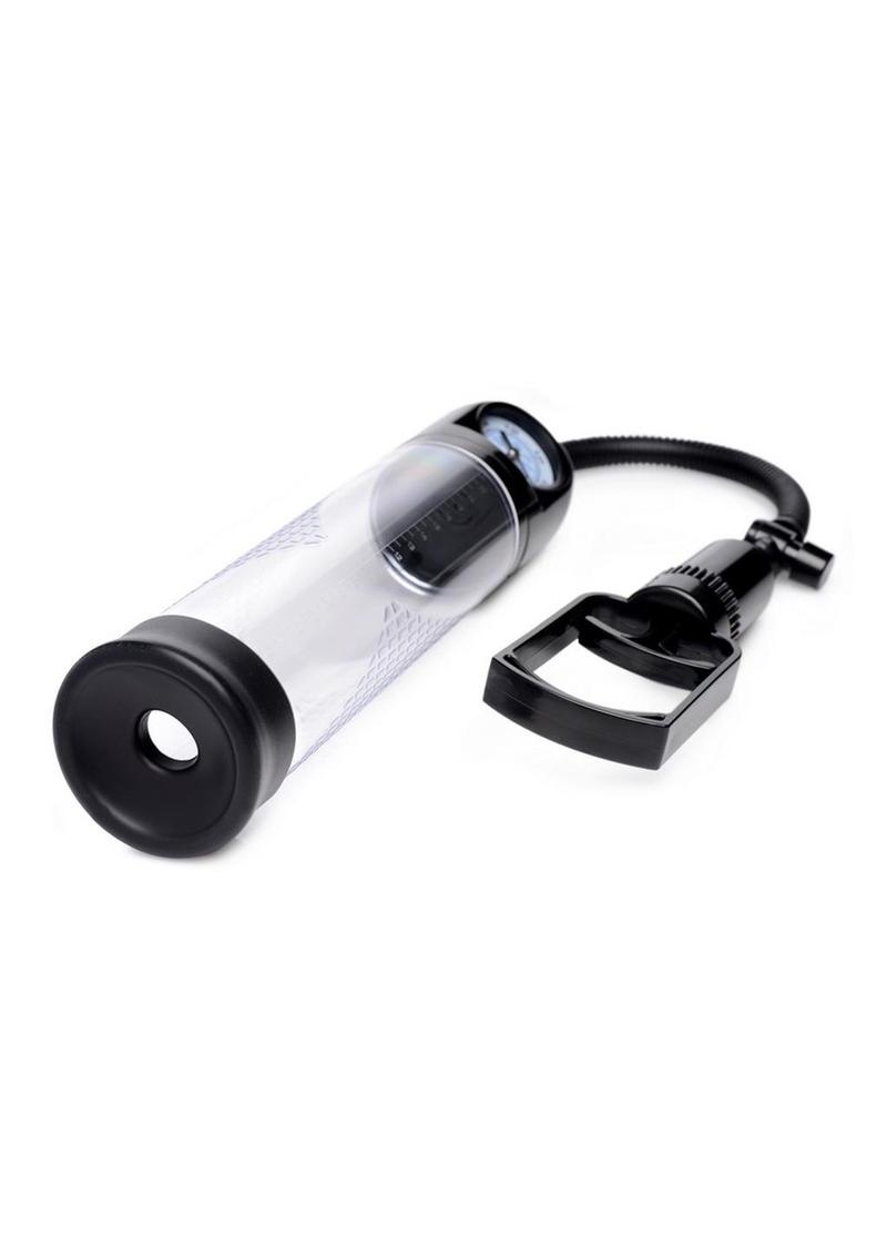 Size Matters Trigger Penis Pump with Built-In Pressure Gauge Size Matters