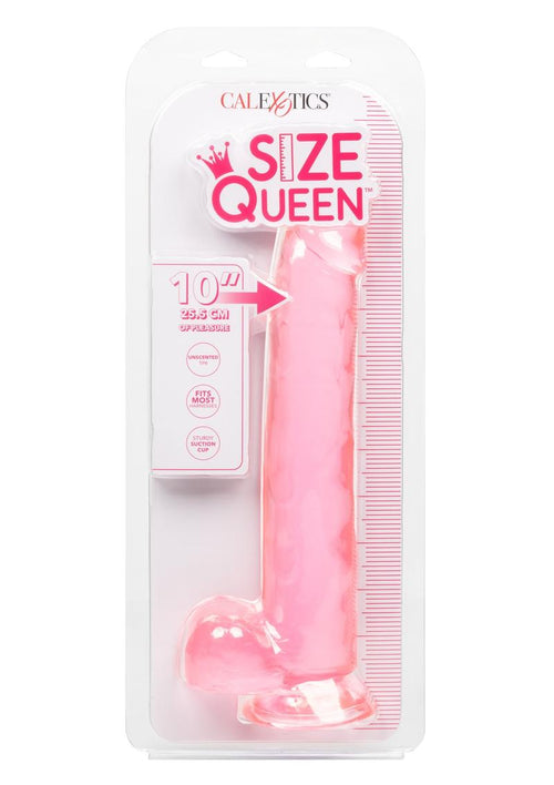 Load image 1 in gallery view. Size Queen Dildo - Pink - 10in