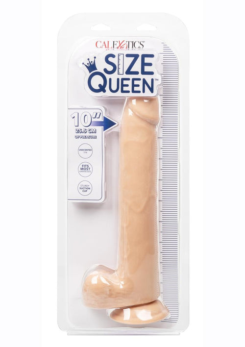 Load image 1 in gallery view. Size Queen Dildo - Vanilla - 10in