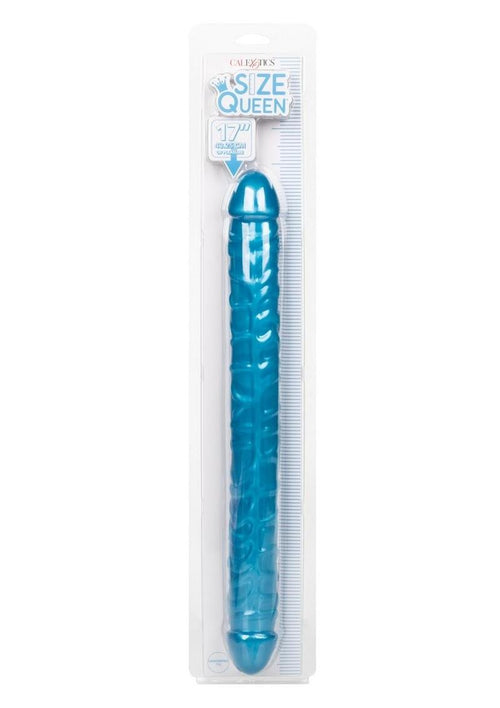 Load image 1 in gallery view. Size Queen Dildo - Blue - 17in