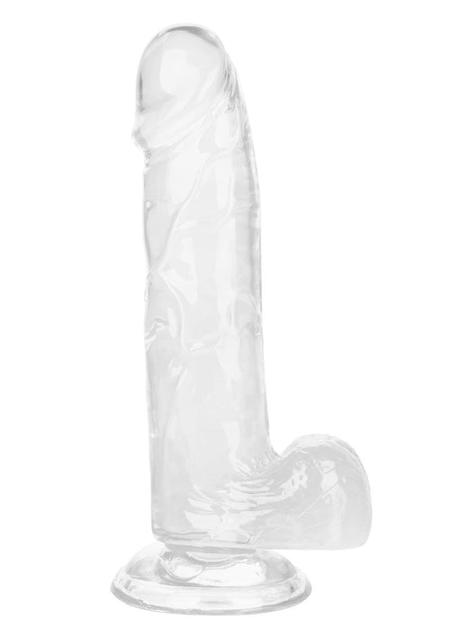 Load image 1 in gallery view. Size Queen Dildo - Clear - 6in