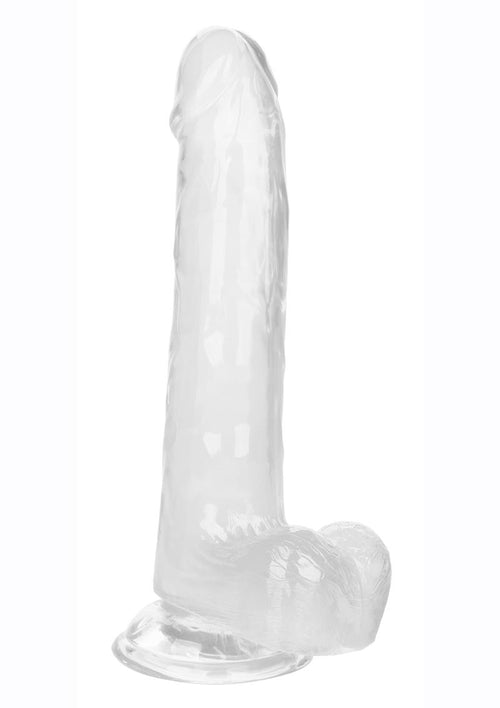 Load image 1 in gallery view. Size Queen Dildo - Clear - 8in