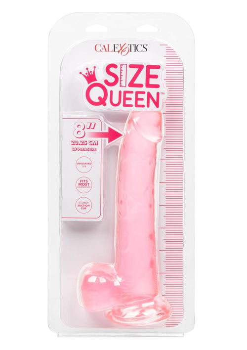 Load image 1 in gallery view. Size Queen Dildo - Pink - 8in