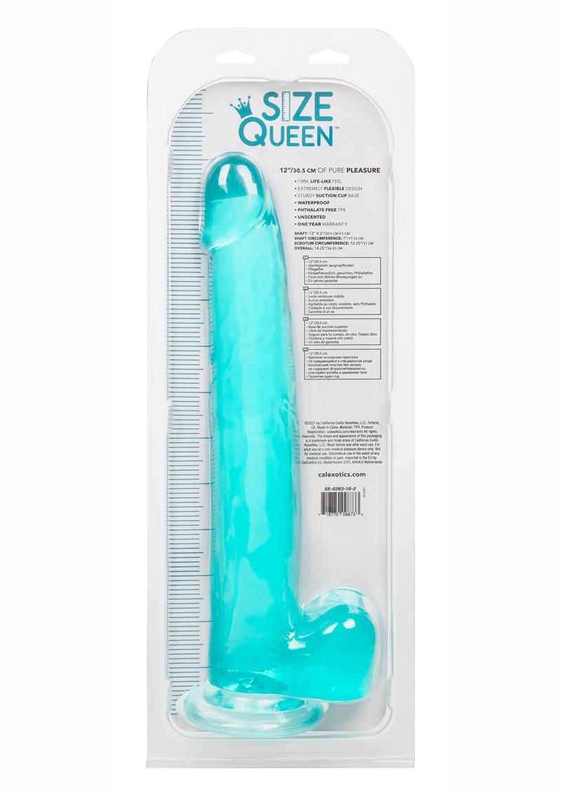Size Queen Dildo with Balls Size Queen