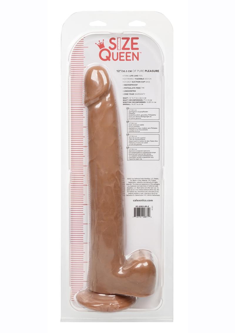 Size Queen Dildo with Balls Size Queen