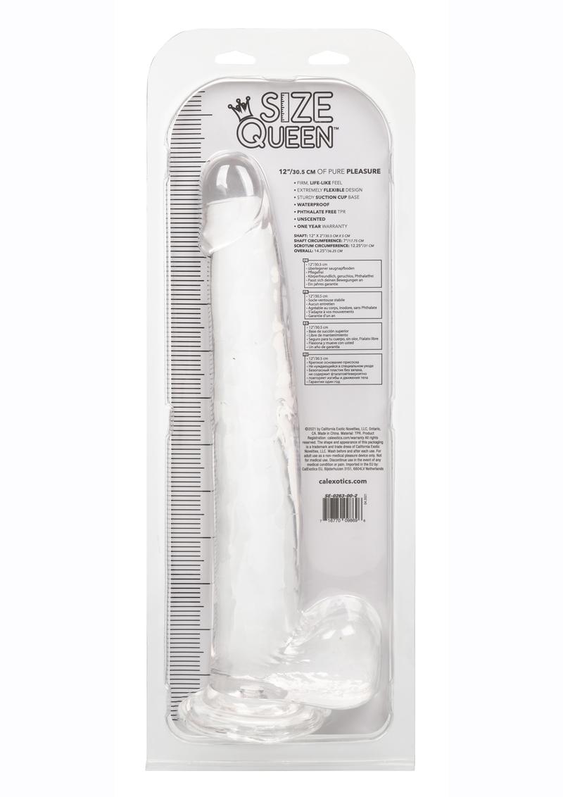 Size Queen Dildo with Balls Size Queen