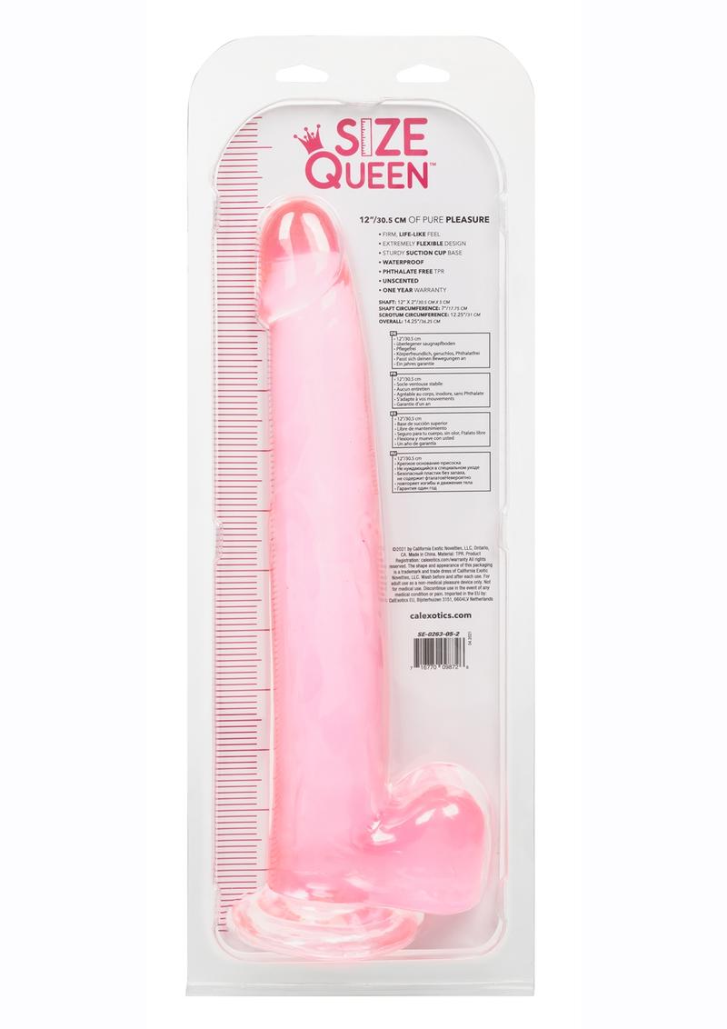Size Queen Dildo with Balls Size Queen