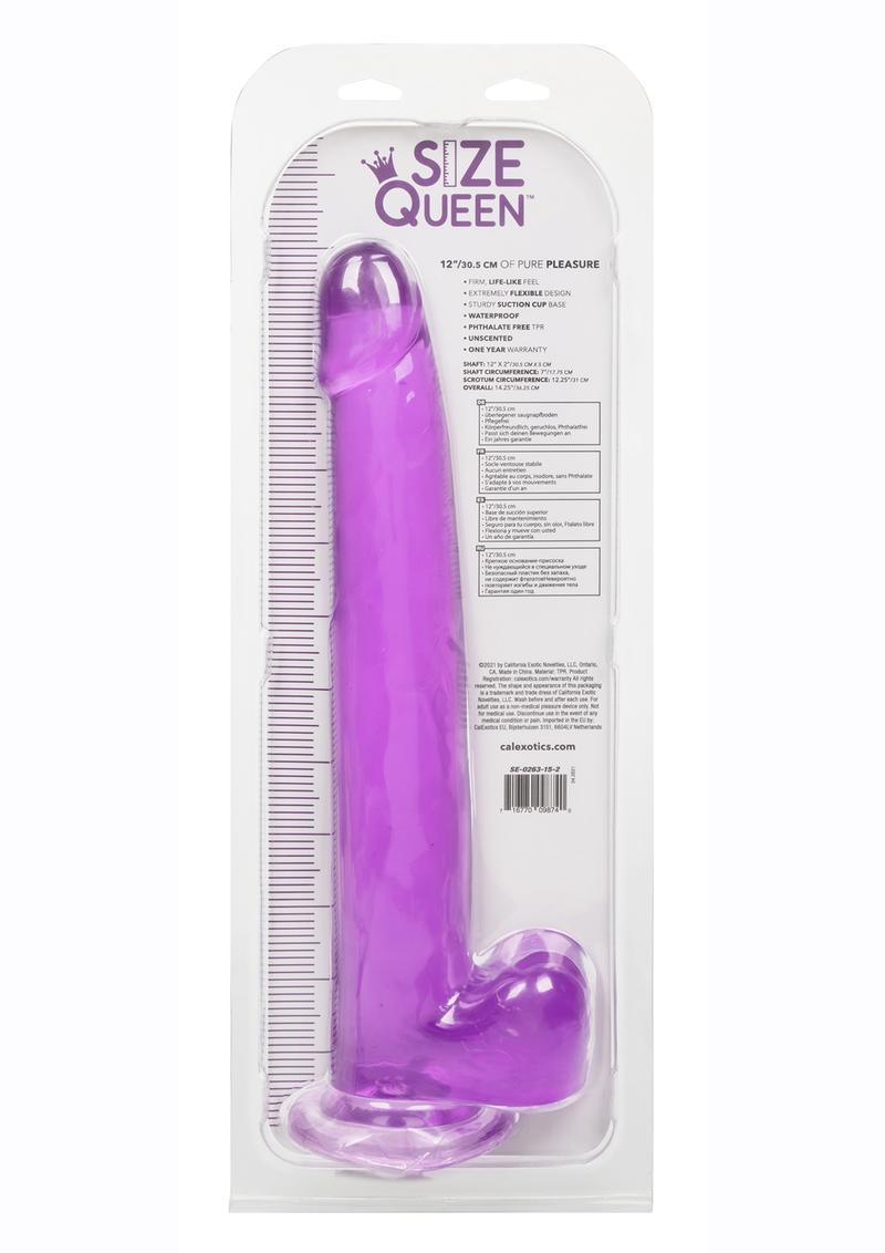 Size Queen Dildo with Balls Size Queen