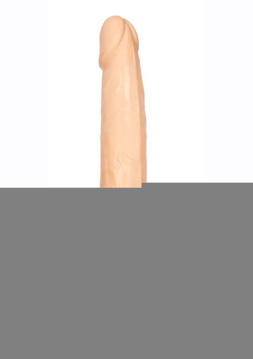 Load image 1 in gallery view. Size Queen Dildo with Balls - Vanilla - 12in