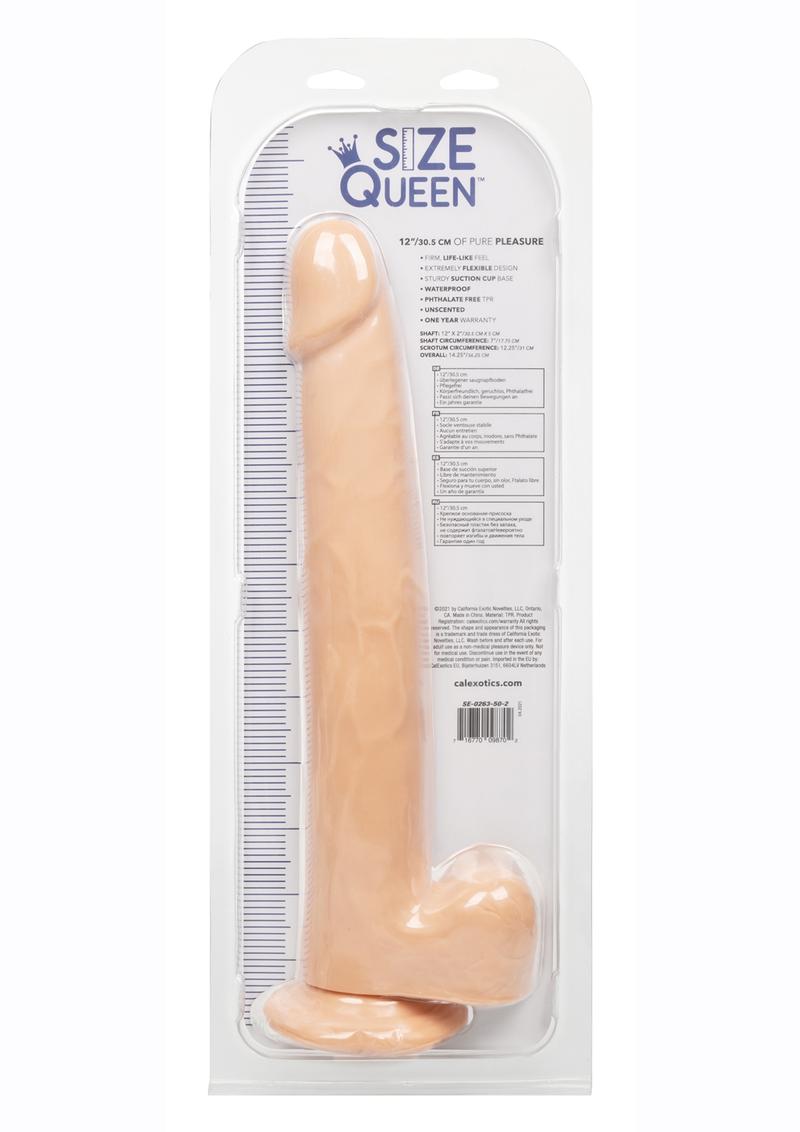 Size Queen Dildo with Balls Size Queen