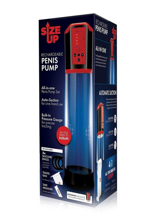 Load image 1 in gallery view. Size Up Rechargeable Penis Pump