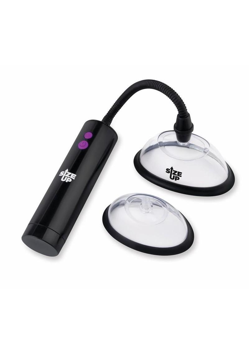 Size Up Rechargeable Pussy Pump Two Chambers Size Up