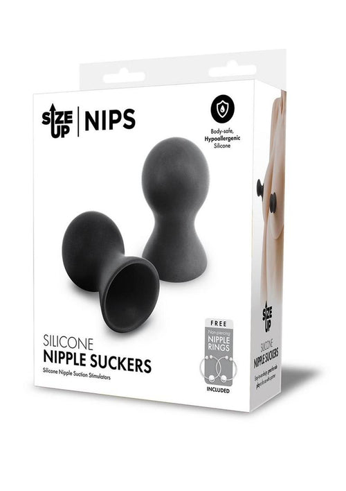Load image 1 in gallery view. Size Up Silicone Nipple Suckers - Black