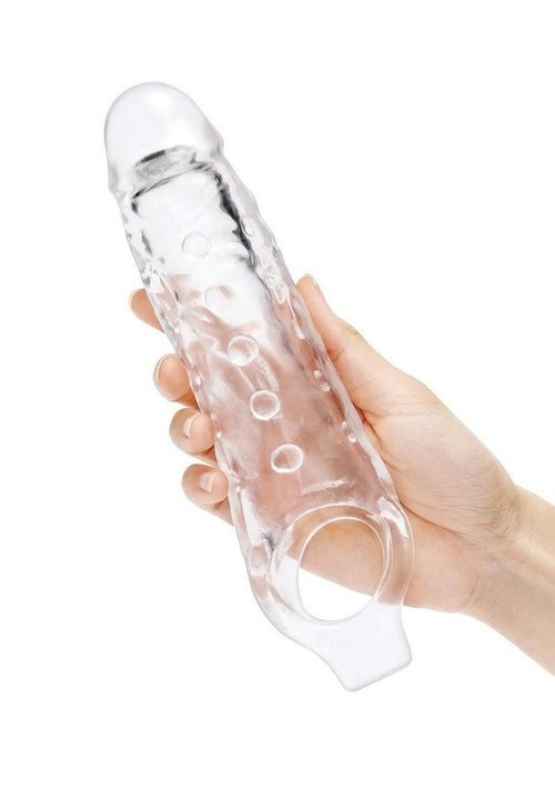 Load image 1 in gallery view. Size Up Studded Clear View Penis Extender with Ball Loop - Its Cassidy Bybee