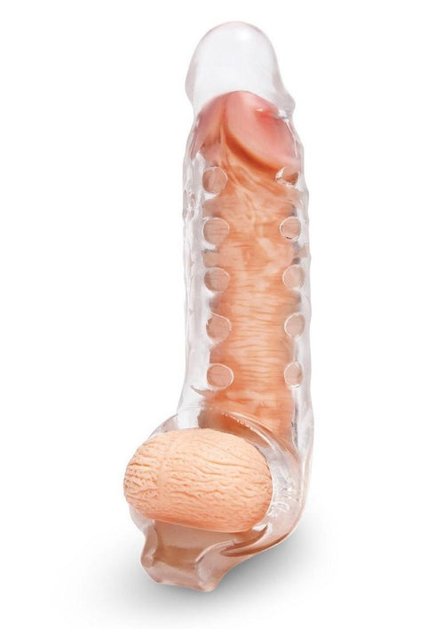 Load image 1 in gallery view. Size Up Studded Clear View Penis Extender with Ball Loop - Its Cassidy Bybee