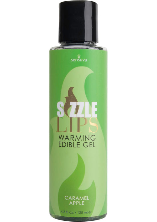 Load image 1 in gallery view. Sizzle Lips Warming Edible Gel Caramel Apple - 4.2oz