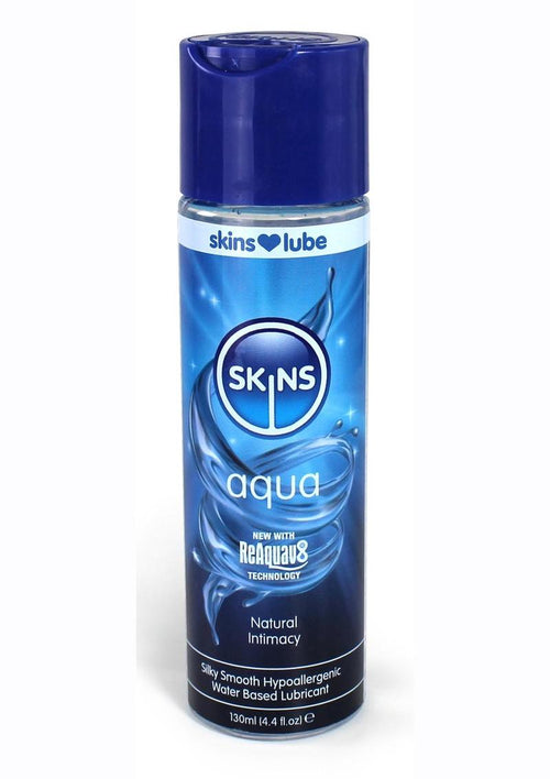 Load image 1 in gallery view. Skins Aqua Water Based Lubricant - 4.4oz