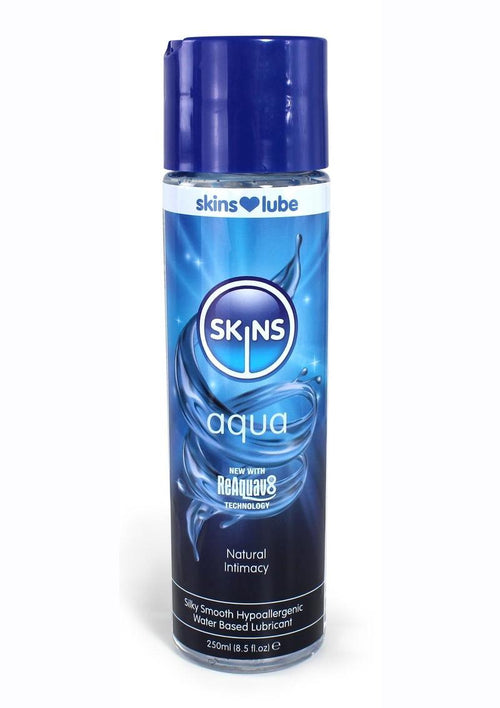Load image 1 in gallery view. Skins Aqua Water Based Lubricant - 8.5oz