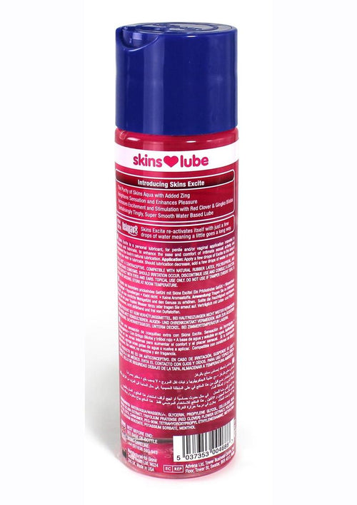 Load image 1 in gallery view. Skins Excite Tingling Water Based Lubricant - 4.4oz