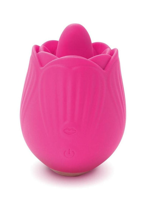 Load image 1 in gallery view. Skins Rose Buddies The Rose Flix Finger Rechargeable Silicone Clitoral Stimulator - Pink