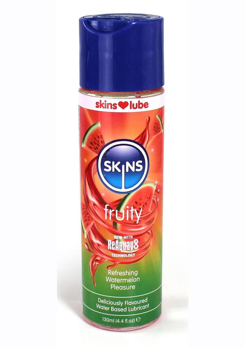 Load image 1 in gallery view. Skins Watermelon Water Based Lubricant - 4.4oz