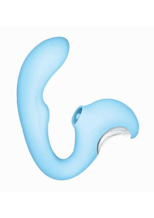 Load image 1 in gallery view. Sky Nimbus G-Spot Finder Rechargeable Silicone Vibrator - Blue