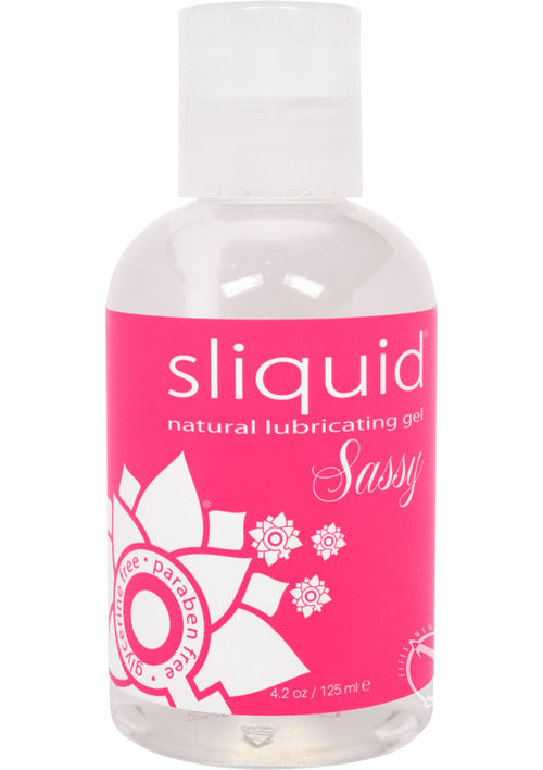 Load image 1 in gallery view. Sliquid Naturals Sassy Intimate Gel Water Based Anal Lubricant - 4.2oz