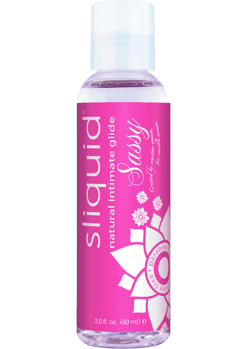 Load image 1 in gallery view. Sliquid Naturals Sassy Intimate Gel Water Based Anal Lubricant - 2oz
