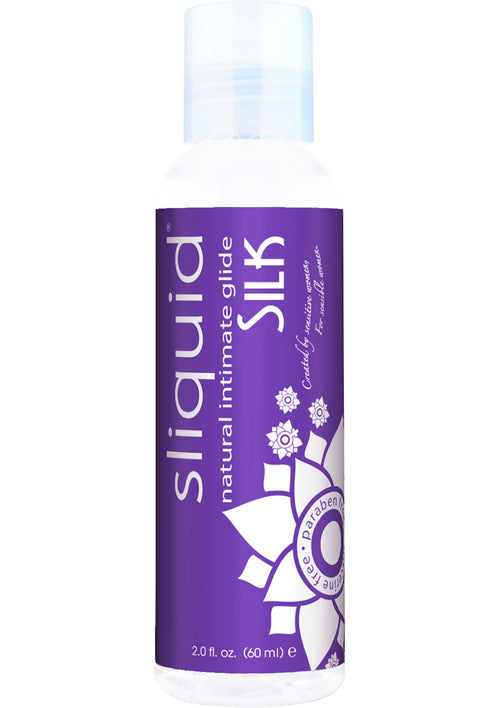 Load image 1 in gallery view. Sliquid Naturals Silk Premium Intimate Glide Lubricant - 2oz