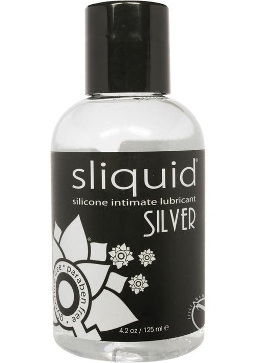 Load image 1 in gallery view. Sliquid Naturals Silver Premium Silicone Lubricant - 4.2oz