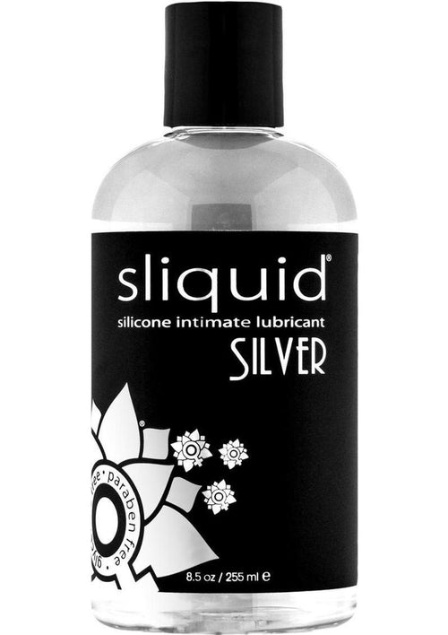 Load image 1 in gallery view. Sliquid Naturals Silver Silicone Vegan Intimate Lubricant - 8.5oz