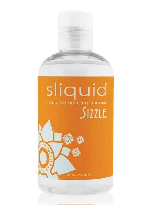 Load image 1 in gallery view. Sliquid Naturals Sizzle Water Based Warming Lubricant - 8.5oz