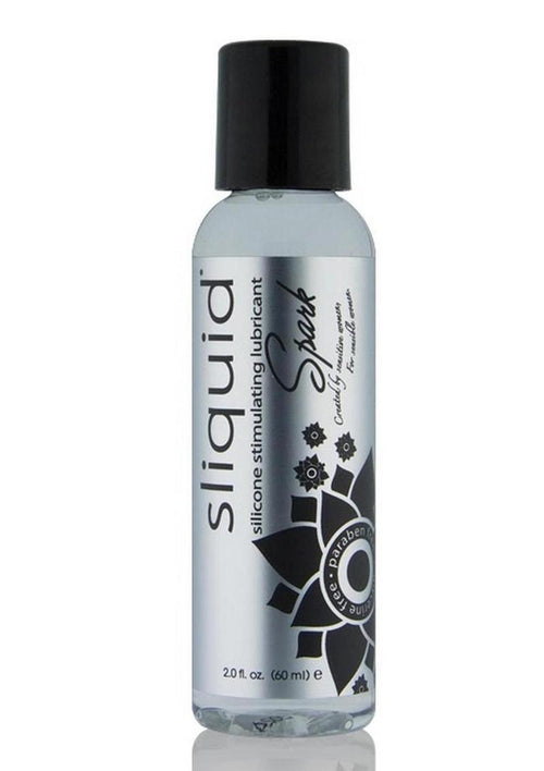 Load image 1 in gallery view. Sliquid Naturals Spark Booty Buzz Silicone Stimulating Lubricant - 2oz