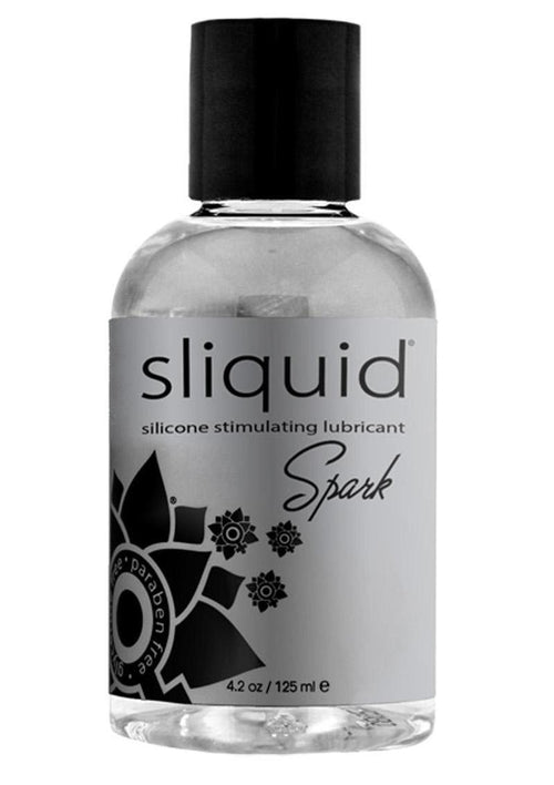 Load image 1 in gallery view. Sliquid Naturals Spark Booty Buzz Silicone Stimulating Lubricant - 4.2oz