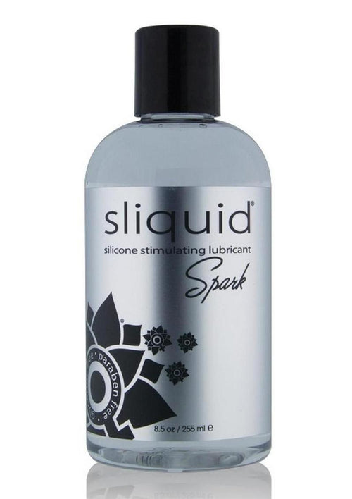 Load image 1 in gallery view. Sliquid Naturals Spark Booty Buzz Silicone Stimulating Lubricant - 8.5oz