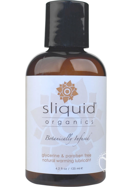 Load image 1 in gallery view. Sliquid Organics Sensation Botanically Infused Naturally Warming Lubricant - 4.2oz