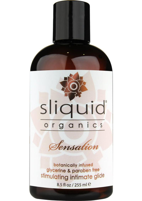 Load image 1 in gallery view. Sliquid Organics Sensation Botanically Infused Stimulating Intimate Glide Lubricant - 8.5oz