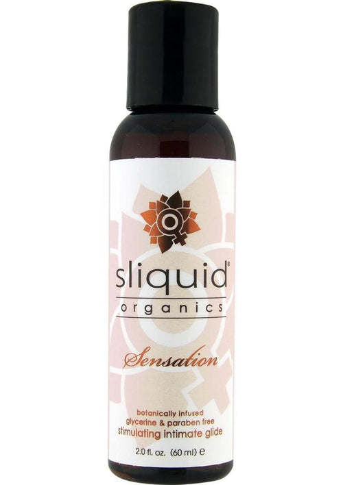 Load image 1 in gallery view. Sliquid Organics Sensations Botanically Infused Stimulating Intimate Glide Lubricant - 2oz