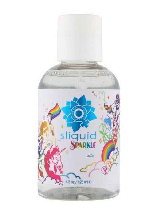 Load image 1 in gallery view. Sliquid Sparkle Pride Water Based Lubricant - 4.2oz