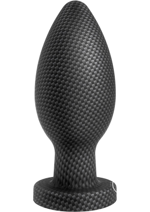 Load image 1 in gallery view. Spark Silicone Butt Plug - Large - Carbon Fiber - Black - Large