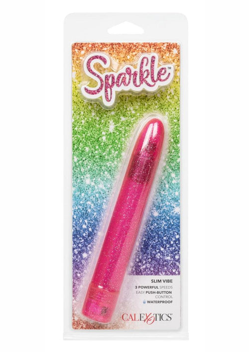 Load image 1 in gallery view. Sparkle Slim Vibrator - Pink