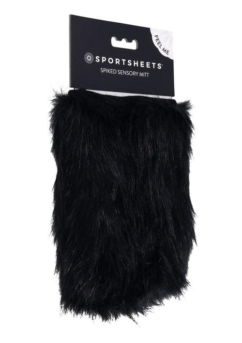 Load image 1 in gallery view. Spiked Sensory Mitt - Black