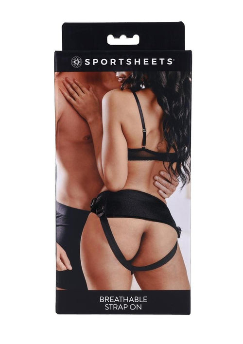 Load image 1 in gallery view. Sportsheets Breathable Strap-On - Black