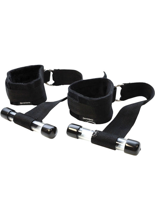 Load image 1 in gallery view. Sportsheets Door Jam Cuffs - Black
