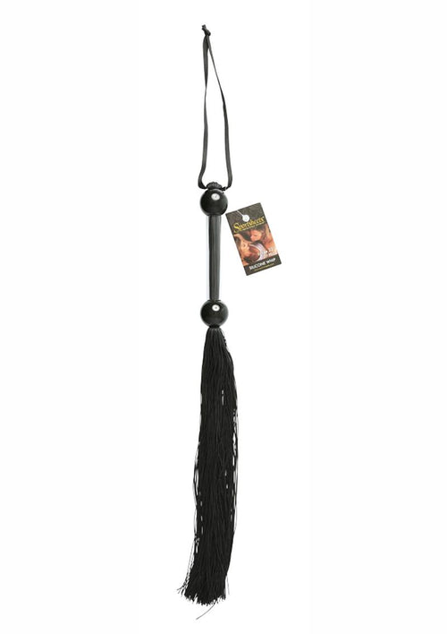 Load image 1 in gallery view. Sportsheets Large Rubber Whip - Black - 22in