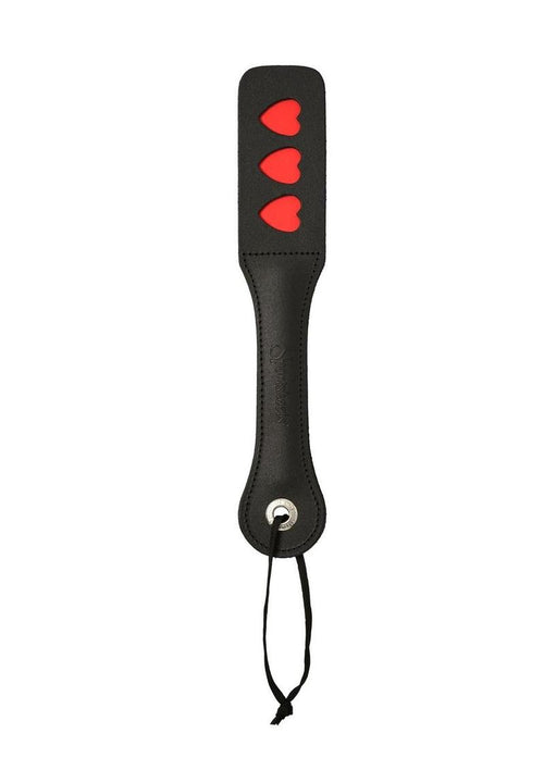 Load image 1 in gallery view. Sportsheets Leather Heart Impression Paddle Sportsheets