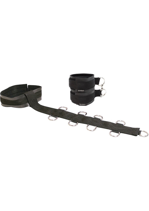 Load image 1 in gallery view. Sportsheets Neck and Wrist Restraint - Black