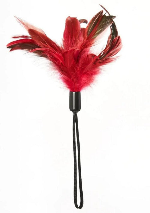 Load image 1 in gallery view. Sportsheets Pleasure Feather - Red/Rose